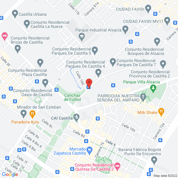 Map of Comercializadora Frumel S.A.S.