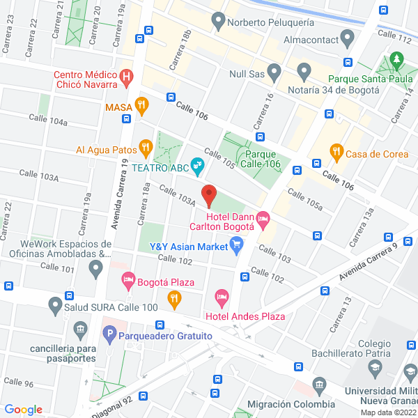 Map of Active Corp S.A.S.