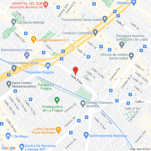 Map of Subli Screem Ltda.