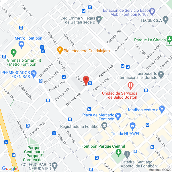 Map of Ma Express Distribuciones S.A.S.