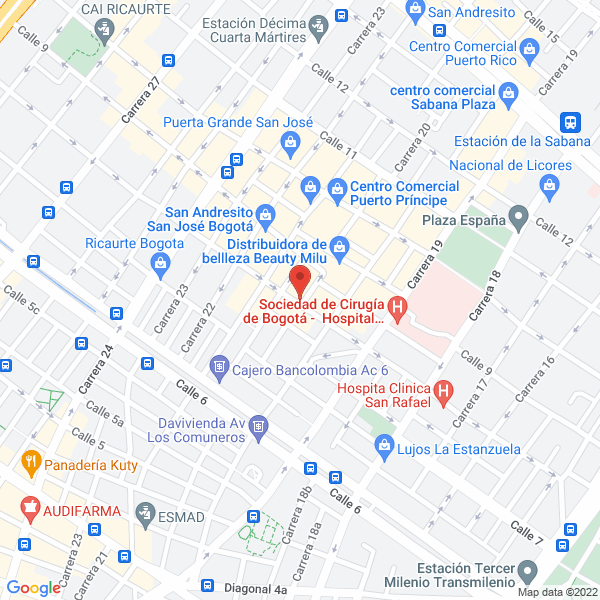 Map of Comercializadora Gamer S.A.S.