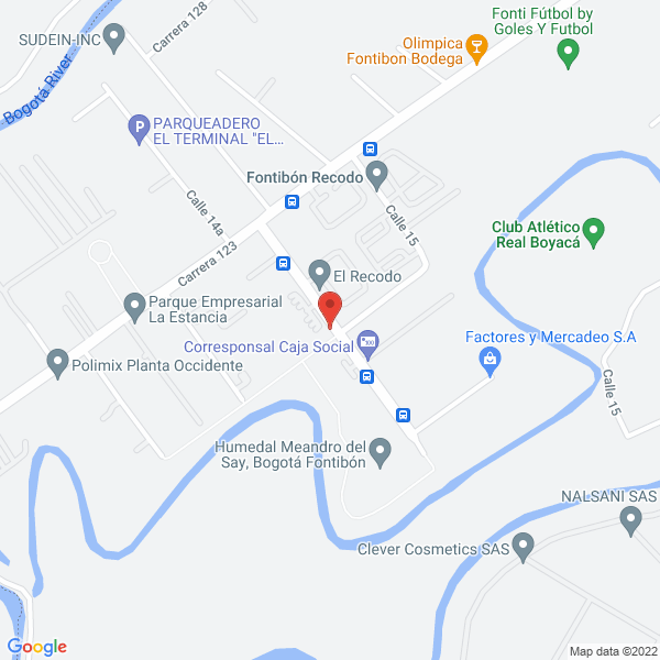 Map of Grupo Sos S.A.S.
