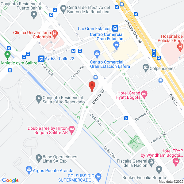 Map of Grupo Dislux S.A.S.