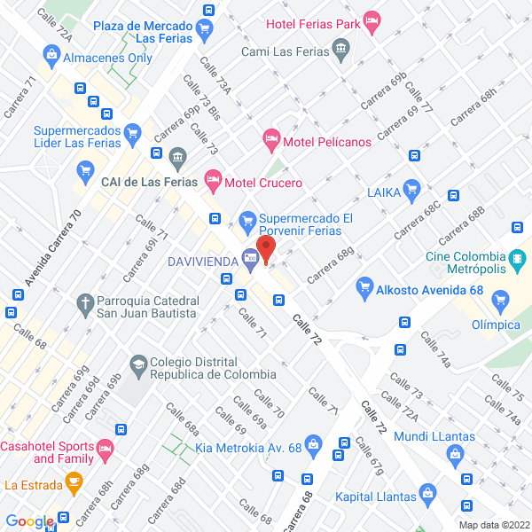 Map of Redes Eléctricas Cp S.A.S.