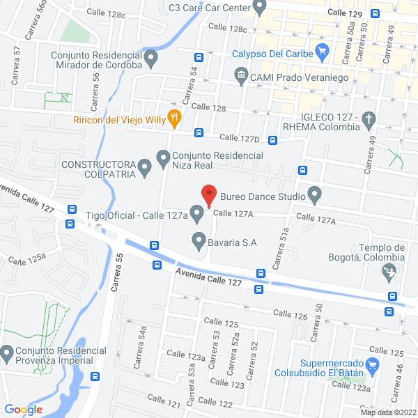 Map of Candy Berries Corp S.A.S.