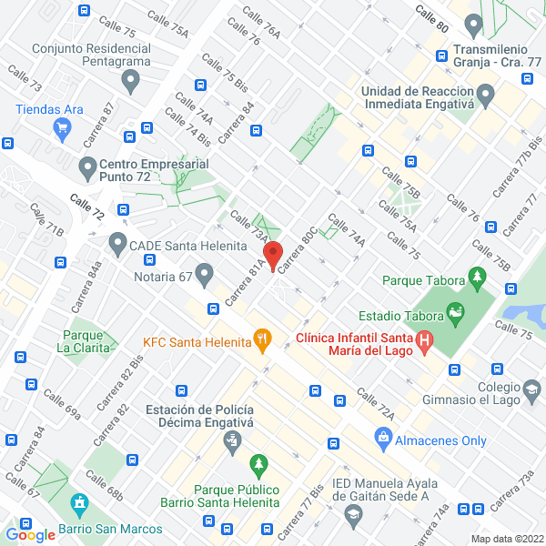 Map of Comercializadora Marshan S.A.S.