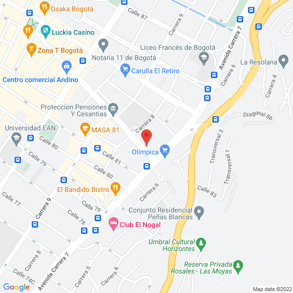 Map of Atilik S.A.S.