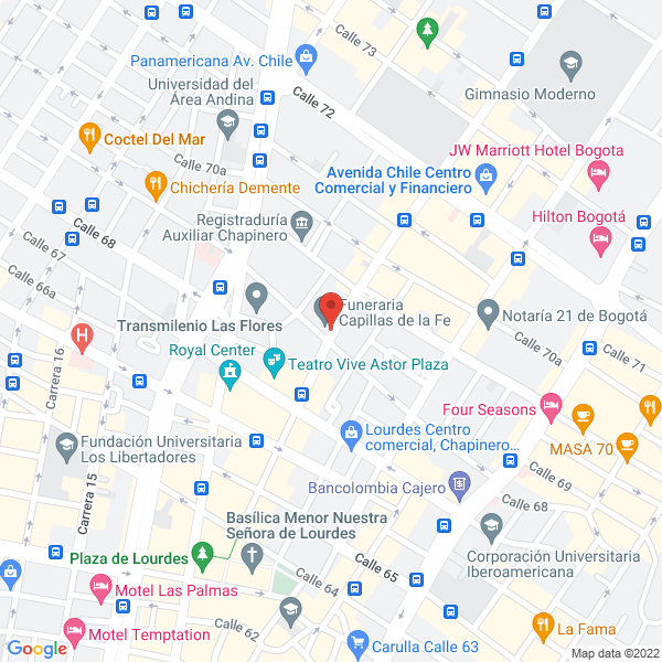 Map of Flower Shop Ltda.