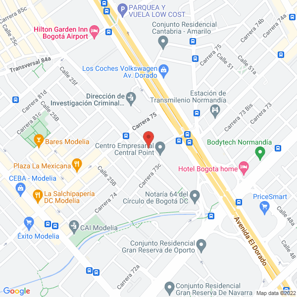 Map of Mgr Comercializadora S.A.S.