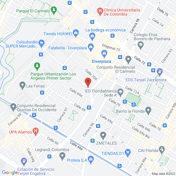 Map of Lubricantes Nueva Era S.A.S.