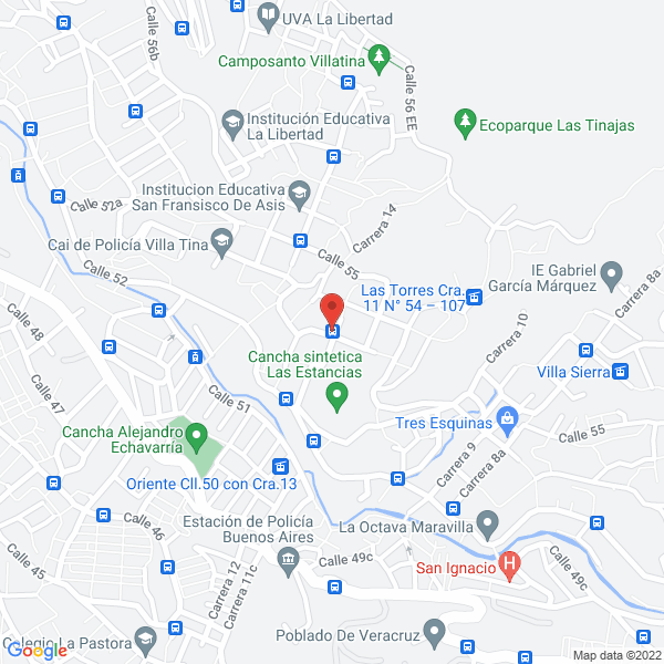 Map of Construcciones Y Perforaciones Murillo S.A.S