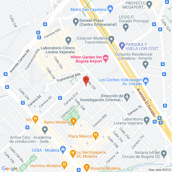 Map of Ing Energía Solar S.A.S.
