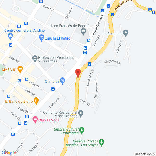 Map of Filtros Gama S.A.S.