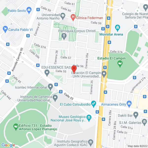 Map of La Cumbre Joyeros E.U.