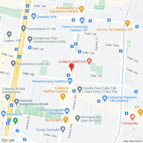 Map of Rayitas Y Colores S.A.S.