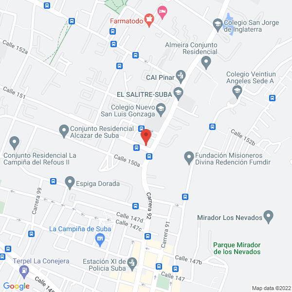 Map of Tirone Torres Cirujano Maxilofacial S.A.S.