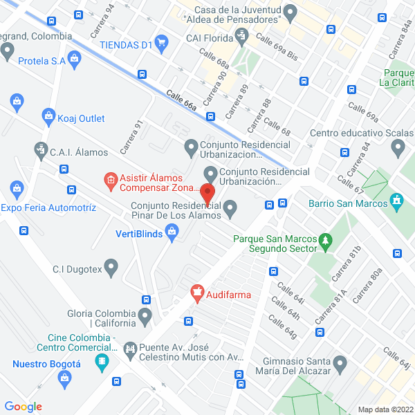 Map of Plastiaseo Veda Ltda.