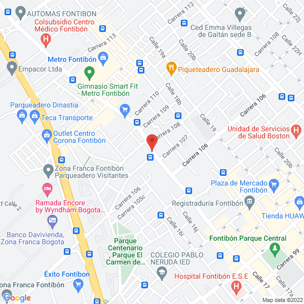 Map of Lubricentro Bacata S.A.S.