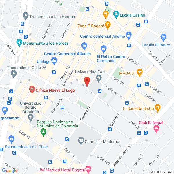 Map of Fondeadora De Colombia S.A.S.