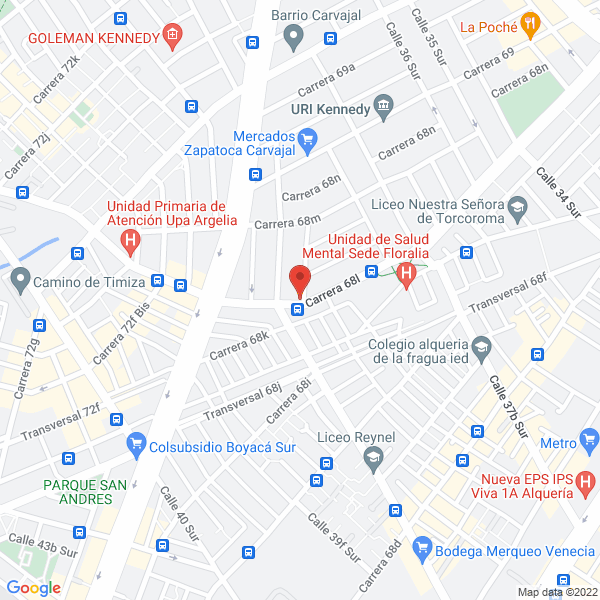 Map of Pedro A Cabinas S.A.S.