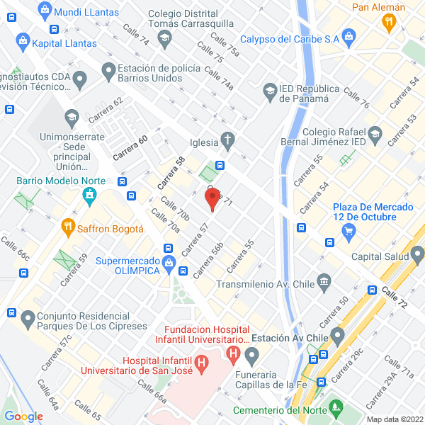 Map of Vol Motors S.A.S.