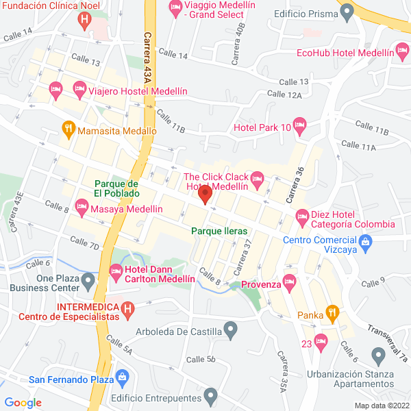 Map of Trópico Sonoro S.A.S.