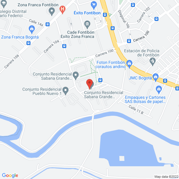 Map of Trans Star Gold S.A.S.