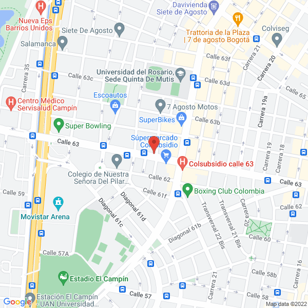 Map of Autorinés Yacar S.A.S.