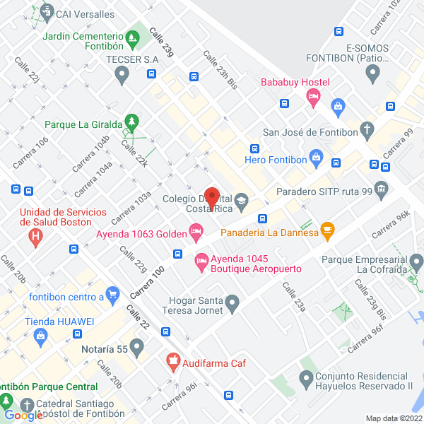 Map of Distribuidora De Partes Automotores S.A.S.