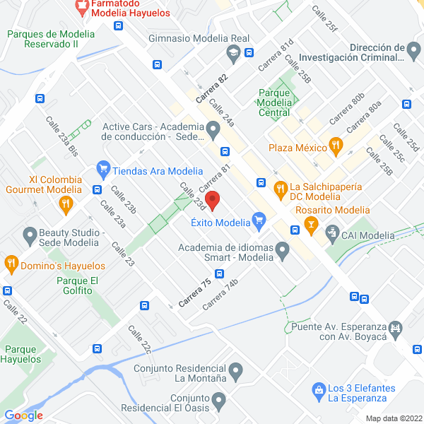 Map of Jardín Grandes Personitas Baby Kids S.A.S.