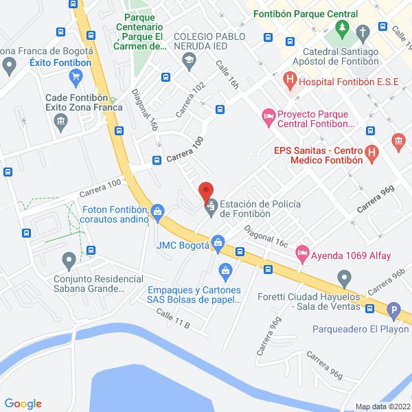 Map of Multiservicios Atl Con Talento S.A.S