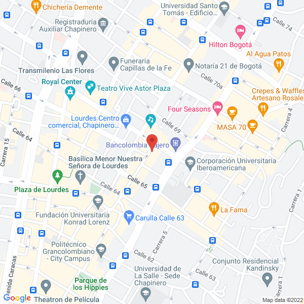 Map of Cátering Multiservicios S.A.S.
