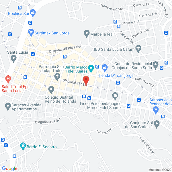 Map of Comercializadora Merca Marco S.A.S.