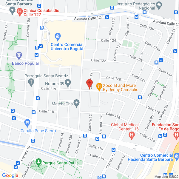 Map of El Altillo Café