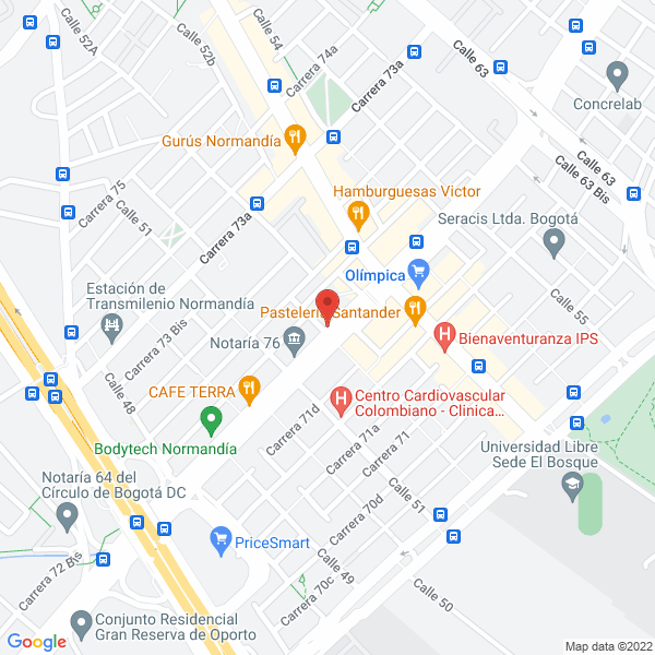 Map of Transportes Integrados De Colombia S.A.S.
