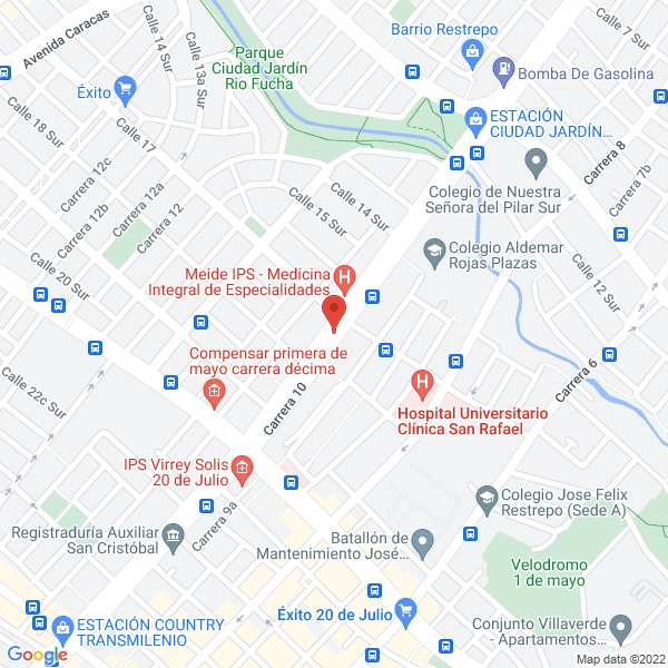 Map of Cocinoxgas S.A.S.