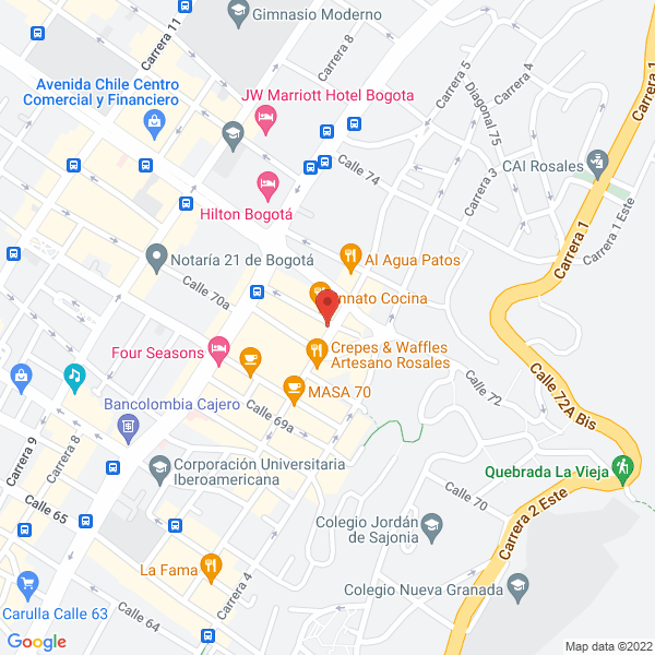 Map of Inversiones Ra S. En C.S