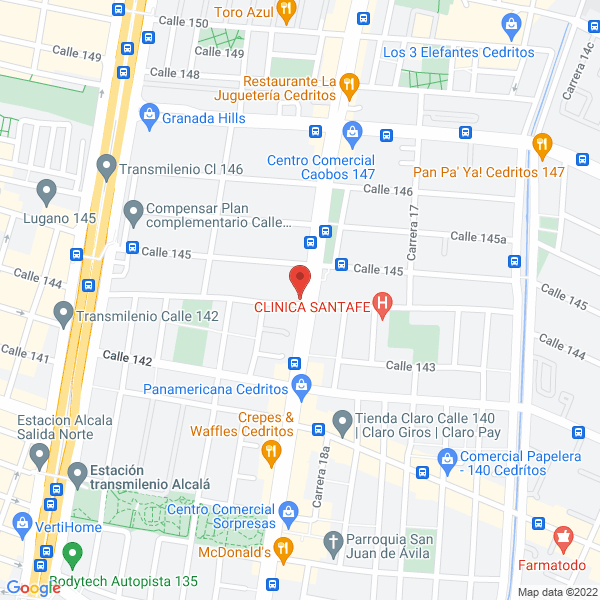 Map of Babepa S.A.S.