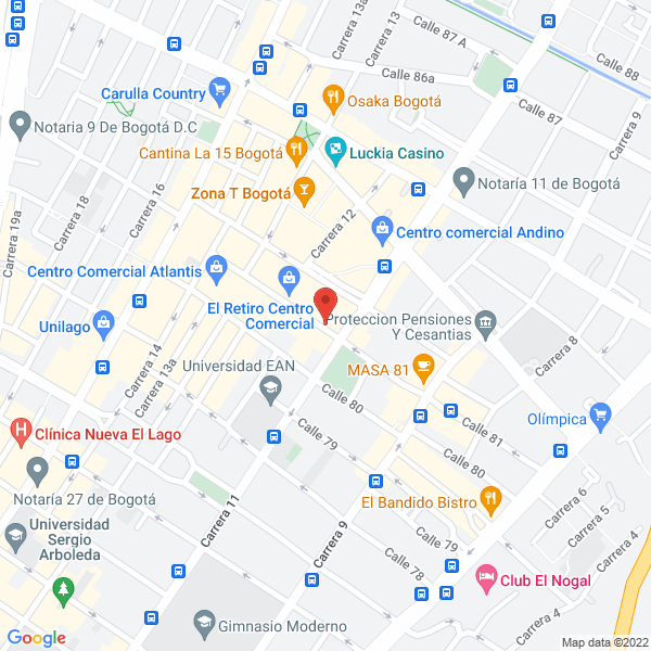 Map of De Las Primas S.A.S.
