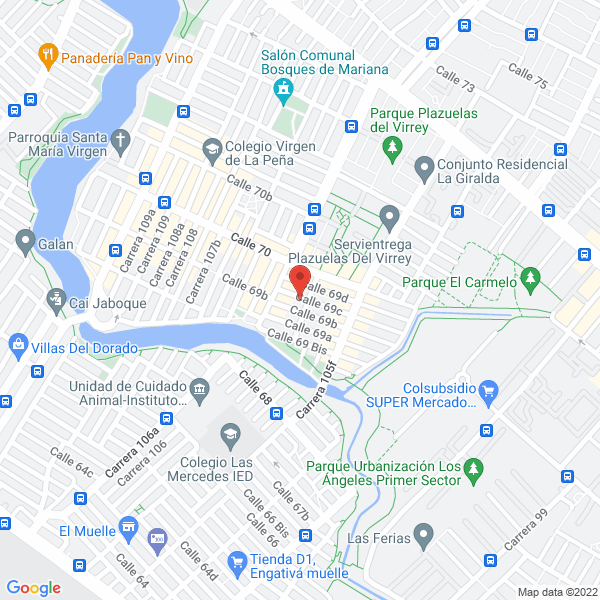 Map of Bogotá English Academy S.A.S.