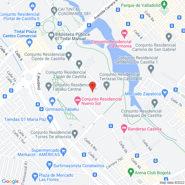 Map of Transportes Eduar Carga S.A.S.