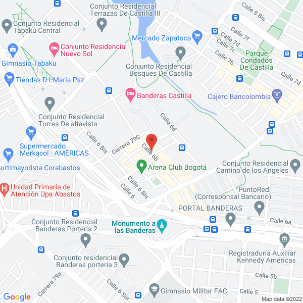 Map of Confortur Edu S.A.S.