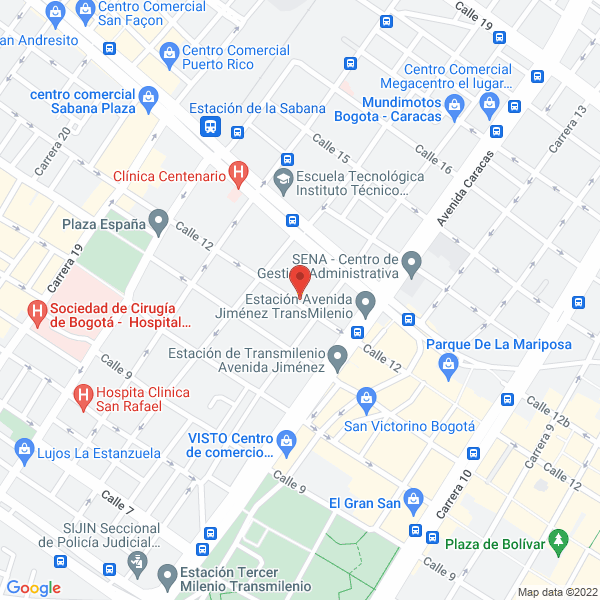 Map of Jak Importaciones S.A.S.