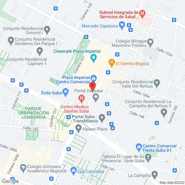 Map of La Dulceria De Milu S.A.S.