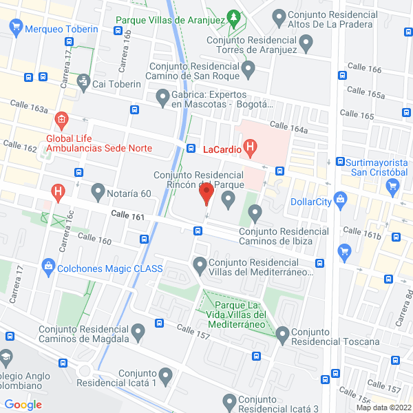 Map of Industrial De Alimentos Colombia S.A.S. Ci