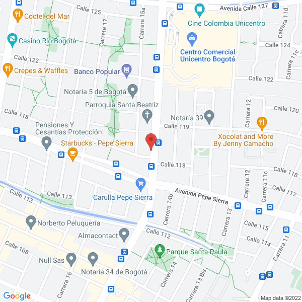 Map of Elite Car Services S.A.S.