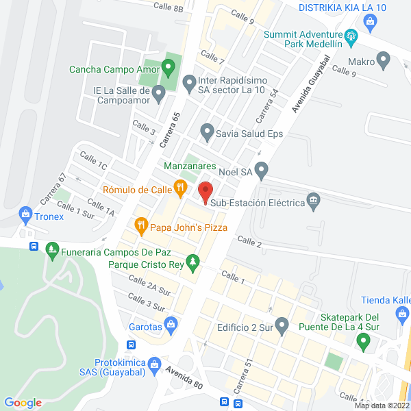 Map of San Panini S.A.S.