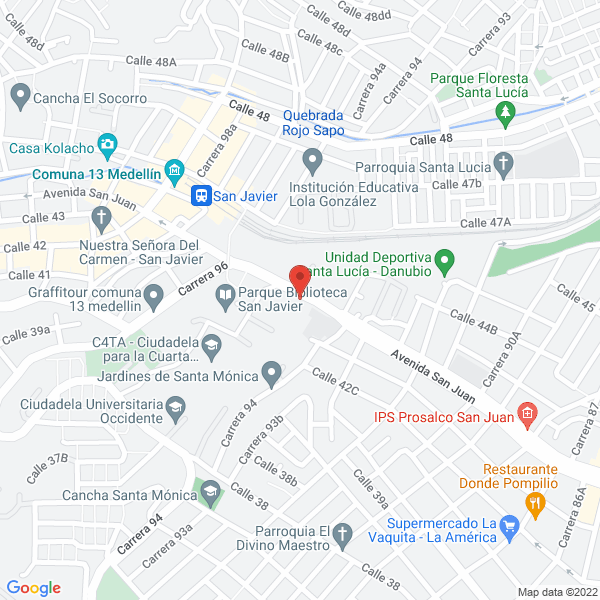 Map of Animalx América S.A.S.