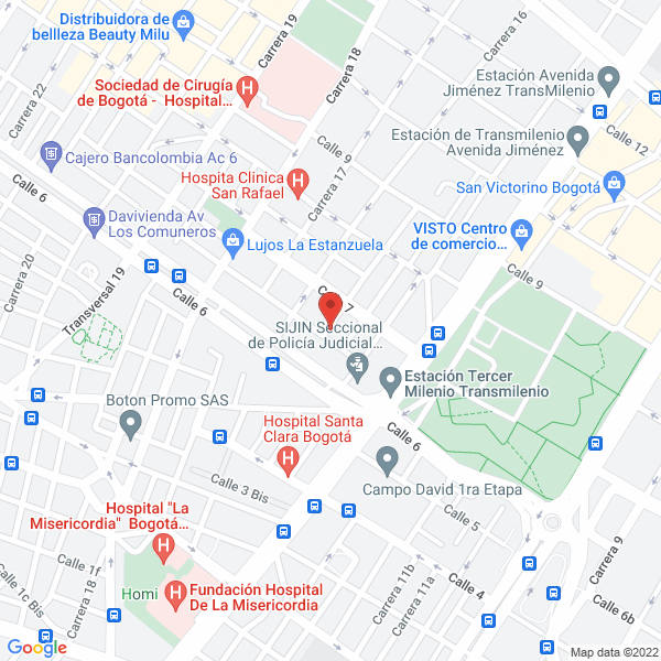 Map of Centro Repuestos Chevrolet S.A.S.