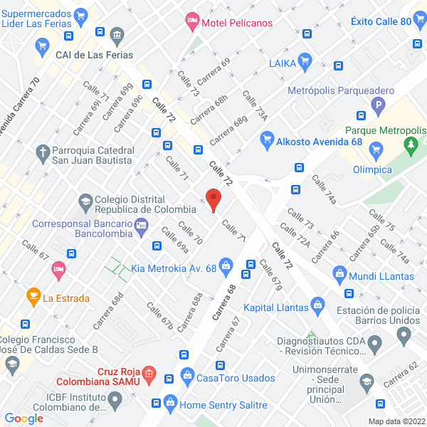 Map of Img Lujos Y Accesorios S.A.S.